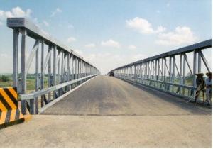 Ponte de aço modular compacta galvanizada com aço pré-fabricado