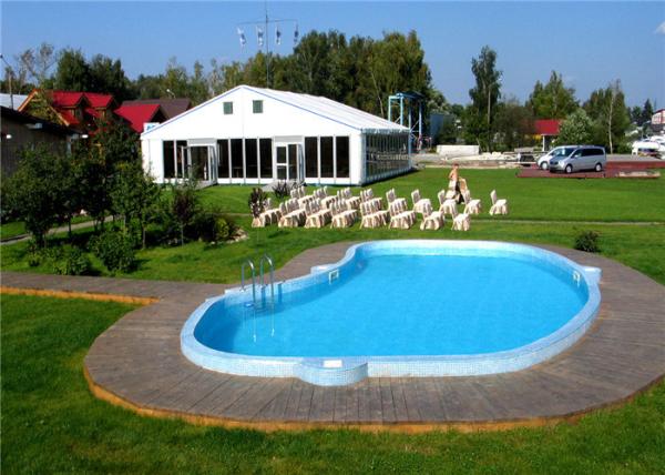 Clear Span Structure Rainproof Outdoor Party Canopy UV Protection