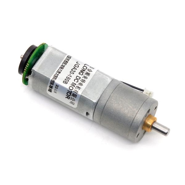 Brush Motor Encoder JGA20-180B 12V 21RPM 1:374 12v Dc Motor With Encoder Micro Dc Gear Motor With Encoder