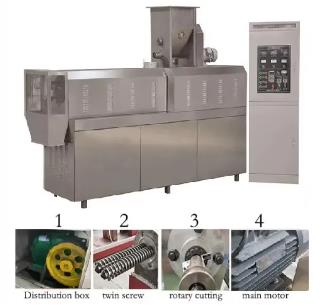 Soya Bean Extrude Machine Twin Extruder