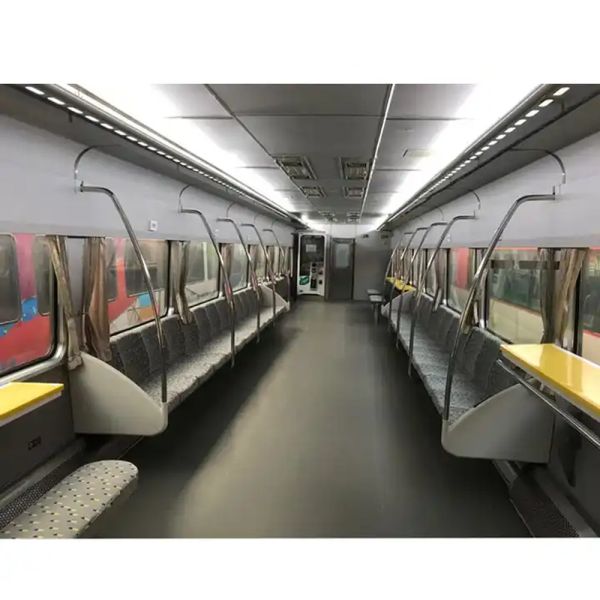 Customized CCC Safety Welding Stainless Steel Banisters Handrail For Metro