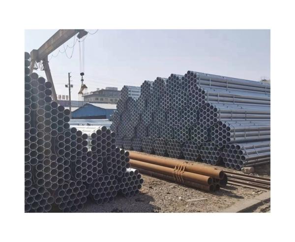 Tubo de ferro galvanizado redondo quadrado prata carbono Q235B aço ODM