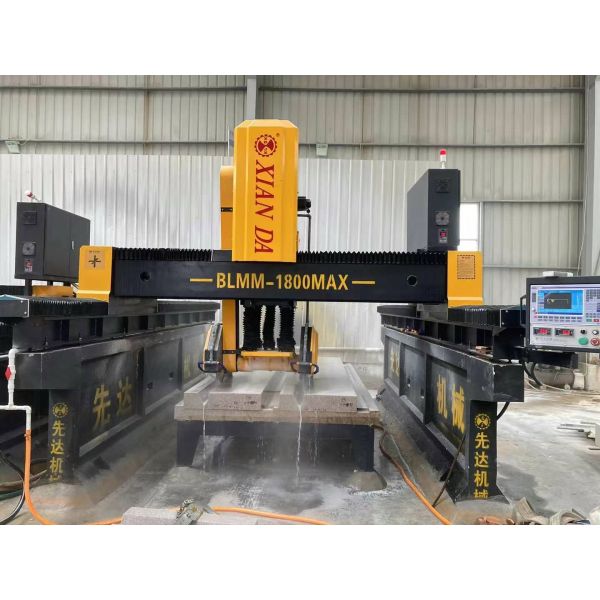 3 Ejes 220V 15kw máquina de corte y fresado lineal CNC tipo puente para granito y mármol