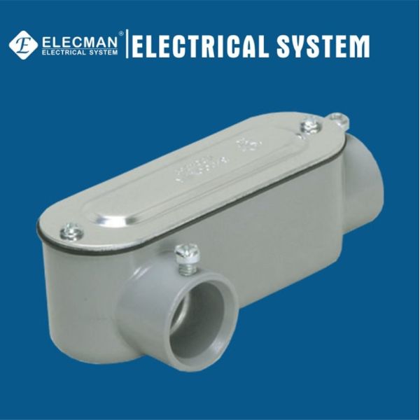 Type 1 en aluminium de la LR de vis de réglage du corps EMT de débouché de