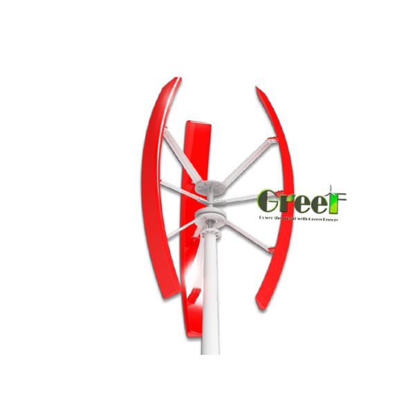 High Efficiency 2KW Vertical Wind Turbine Electromagnetic Brake