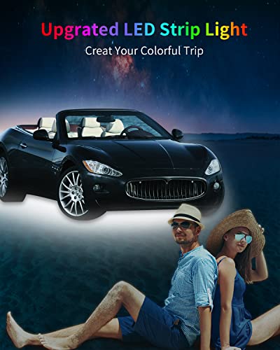 Strong Nano Tape LED Light Strip IP68 Waterproof for Car Motorcycle Home Decoration