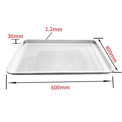 Customização Multi-purpose Alumínio Alloy Bakery Tray Safest Non Stick Pans para torrefação