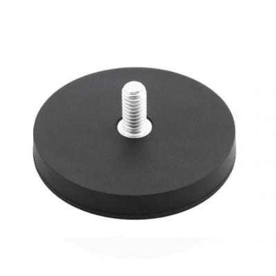 OEM ODM Rubber Coated Pot Magnet Customized  Size Erosion Resistant