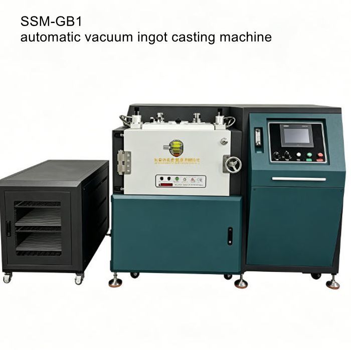 Compact Ingot Casting Machines 35KW Automatic Vacuum Gold Bar Casting Machine
