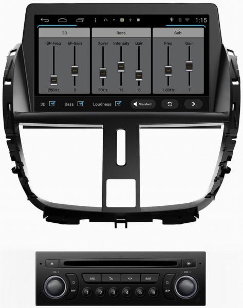ouchuangbo car multimedia s160 for Peugeot 207 support android 4.4 gps sat nav Bluetooth phone book radio