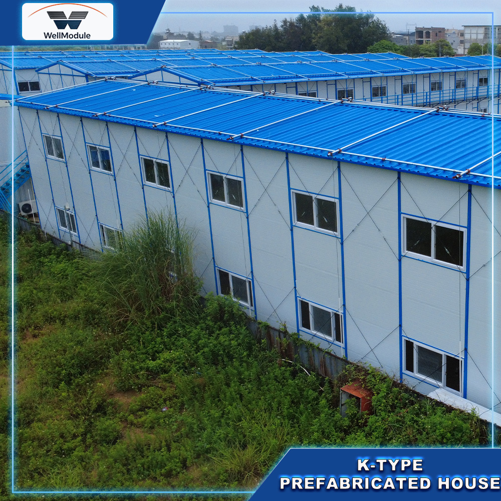 High Quality K Type Modular Prefab House Manufacturer for Customized Worker Accommodation, Site Office and Overseas Construction Projects