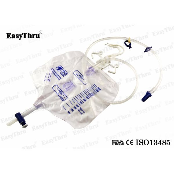 Безвредный пакет для сбора мочи для взрослых, прозрачный одноразовый катетер
