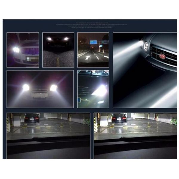 CE / RoHS Approved Luxeon MZ Car LED Headlight Bulbs 3000LM 3000K - 6000K