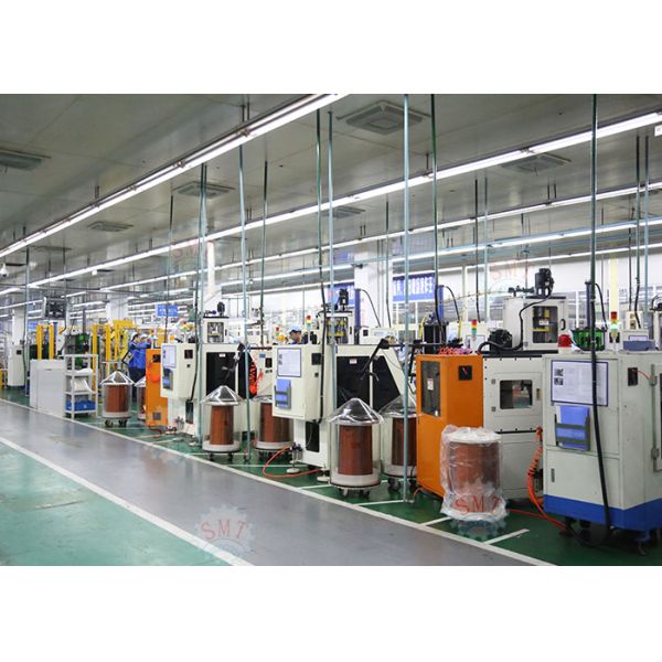 Автоматическая замотка катушки сборочного конвейера продукции статора компрессора с электродвигателем и машина вводить