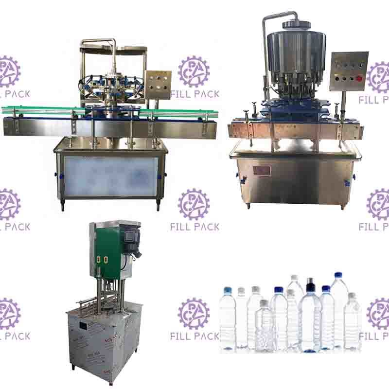 2000BPH Automatic Drinking Water Filling Machine For Small PET Bottle