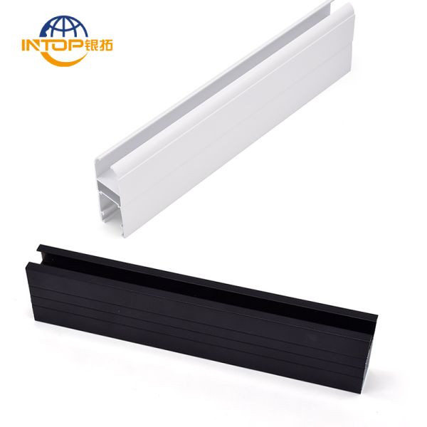 Powder Coating Black Low Gloss 10 Years Warranty Window Aluminium Profile