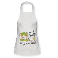 Adult Child Linen Sublimation Apron Blanks Custom Kitchen Apron