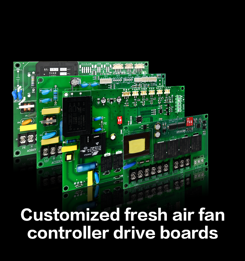 Customized Fan Controller Drive Board With Adjustable Control Output Multiple Interfaces