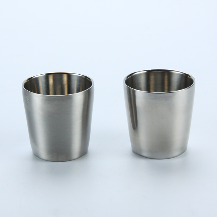 Shatterproof Stainless Steel Utensil 175ml 260ml Stainless Tumbler Cups