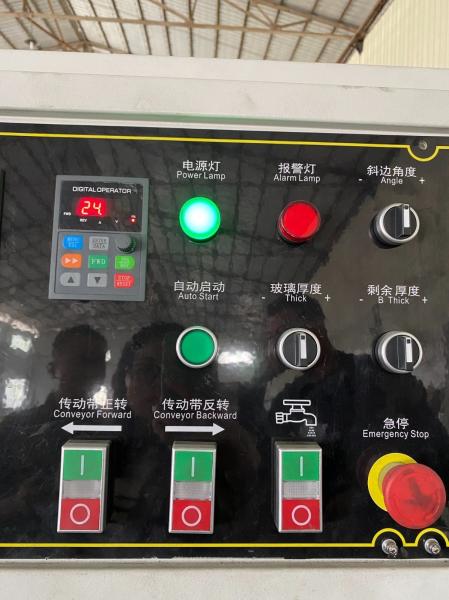 Direct Manufacture Glass Beveling Machine 9 Motor Glass Edging Equipment 21kw Total Power