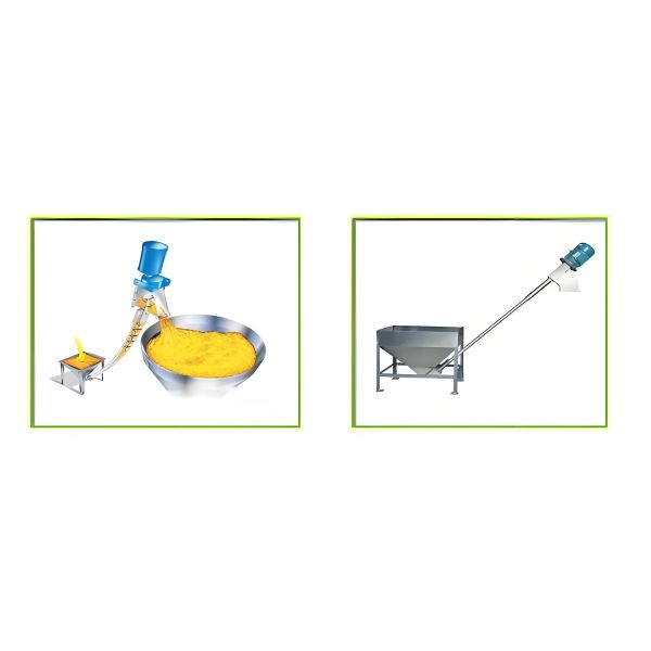 Pvc en polvo tubo flexible de plástico y aguja transportador de tornillo de resorte alimentador