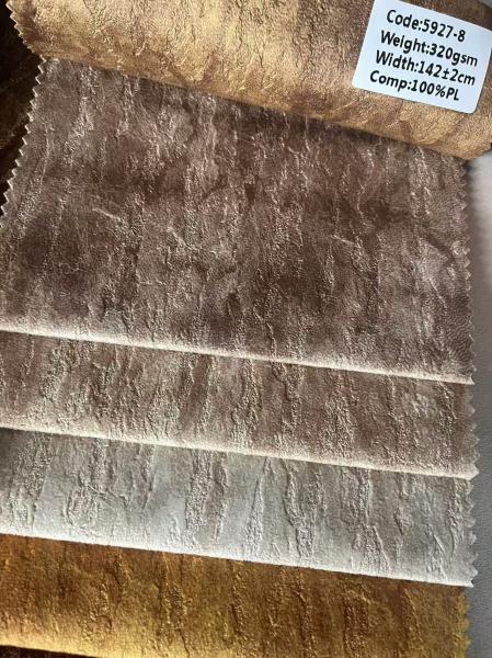 100% Polyester Velvet Sofa Fabric Printed Embossed Velvet Fabric Sofa Fabric Factory