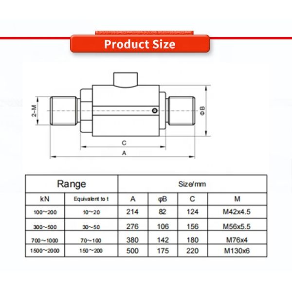2.0mV / V Чувствительность UBWP308Y Датчик измерения силы и веса механической руки