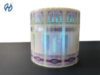 Papel adhesivo de seguridad de acabado de superficie con marca de agua