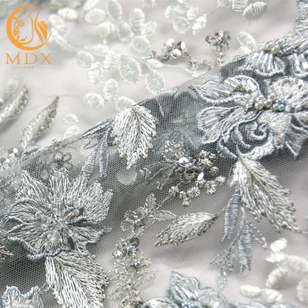 Ткань шнурка MDX 3D элегантная/вышитая ткань шнурка подгоняли