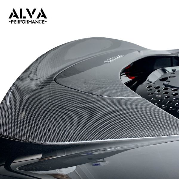 2019 Ferrari SF90 OEM Type Dry Carbon Fiber Body Kits Front Lip Side Skirts Rear Diffuser Rear Spoiler Rear Wing Package