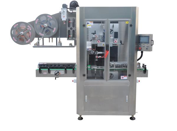 SS304 automatic shrink label applicator for mineral water bottle cap /body with speed 15000bph/24000bph