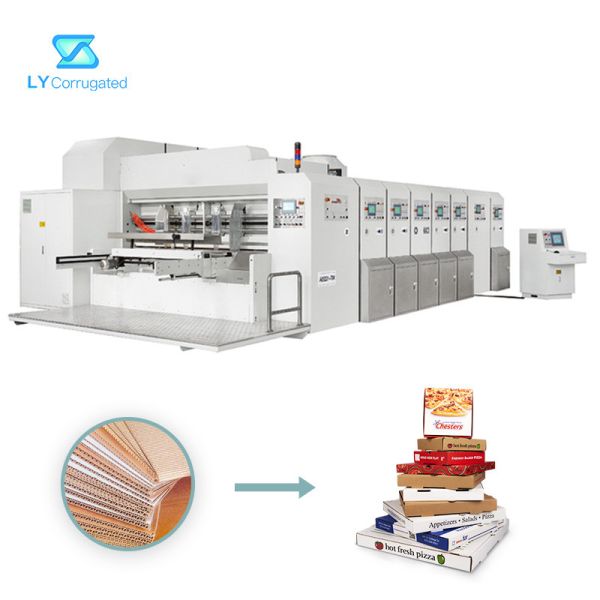 PLC контролирует машину Slotter принтера Flexo, роторную машину упаковки коробки коробки