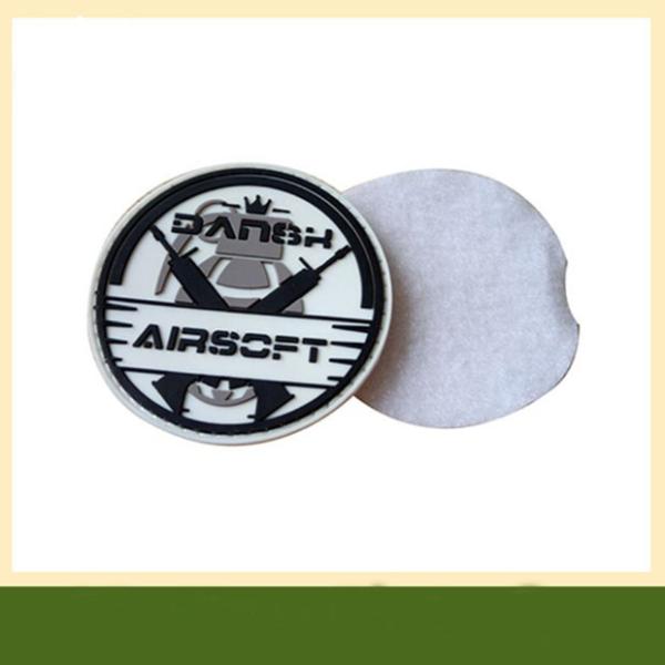Hot Sale Eco-friendly 3D logo custom embossed PVC Military Patches