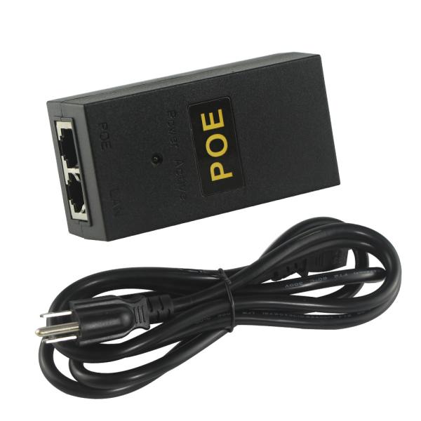0.4A 1000Mbps POEインジェクタースプリッター 12V 24V 48V Power over Ethernetアダプター