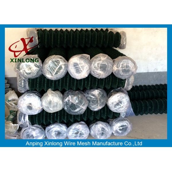School Chain Link Fence / Hot Dipped Galvanized Chain Link Security Fence