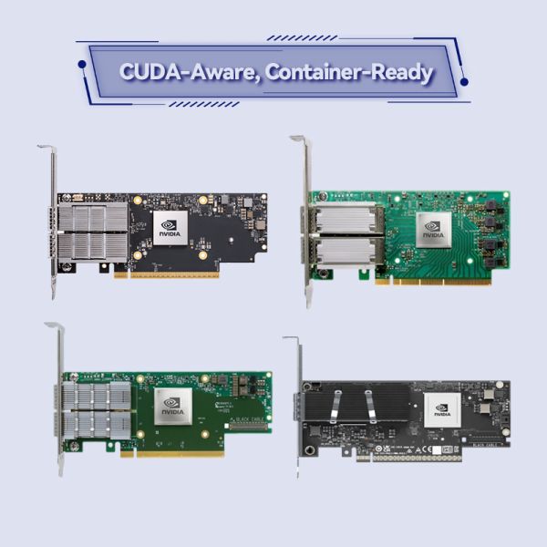 NVIDIA ConnectX-7 MCX75310AAS-NEAT Dual-Port 400Gb/s InfiniBand & Ethernet Smart Adapter – PCIe 5.0 x16, NDR