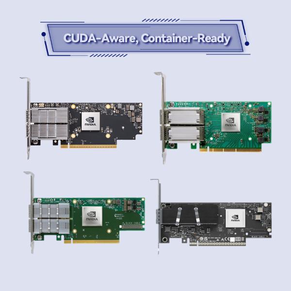 Tarjeta adaptadora Nvidia MCX623436an-Cdab Connectx-6 Dx En, 100 GbE, OCP3.0, con gestión de host, Dual-Port QSFP56, PCIe 4.0 x16, sin criptografía, tornillo de mariposa (lengüeta)