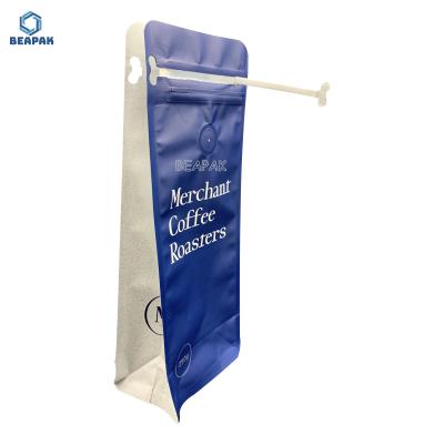 Zíper laminado plástico saco de café selado válvula de 150 mícrons