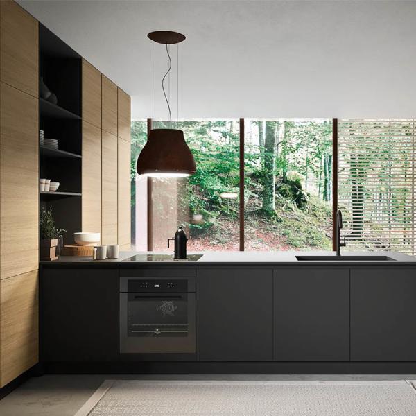 Shaker Modern Acrylic Gloss Kitchen Cabinets PVC Cupboards For Home