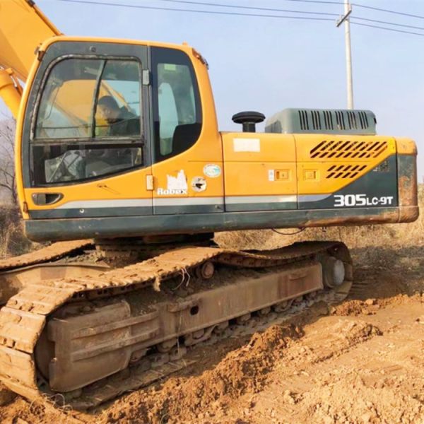 2019 Hyundai 305LC-9T Использованный экскаватор мощностью 30 тонн Сделано в Корее Дешевле Стоимость