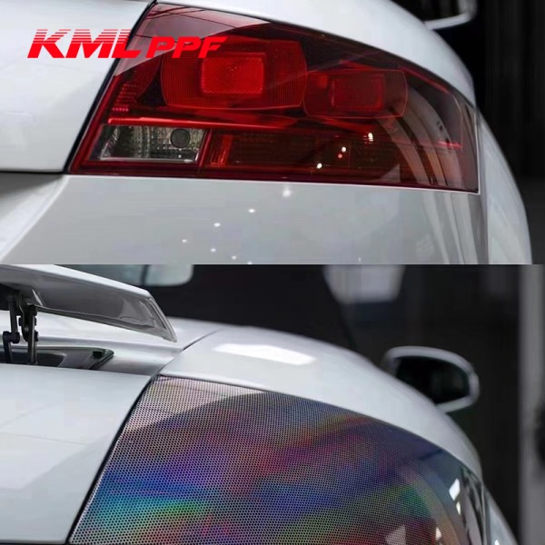 UV Proof Car Headlight Tint Protective Headlamp Film Wrap 0.3 X 15m