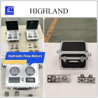 Snow Car Hydraulic Flow Meters With Max Pressure 420 Bar Removable