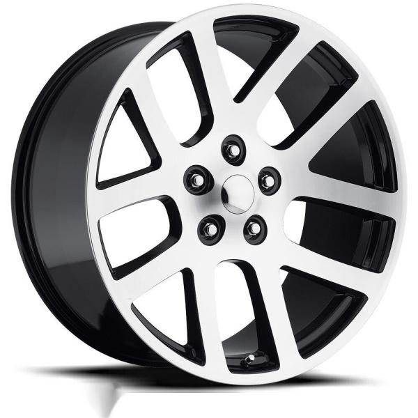 20 SRT10 Machine Black All Season Tires Wheels Rims RAM 1500 2WD 4WD 5x5.5