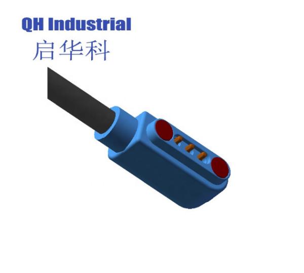 Magnetic Bracelet Watch Charger Smartwatch USB Charging Cable 3 Pin 1 to 3A Compatible with 7.62mm 4mm 2.54mm