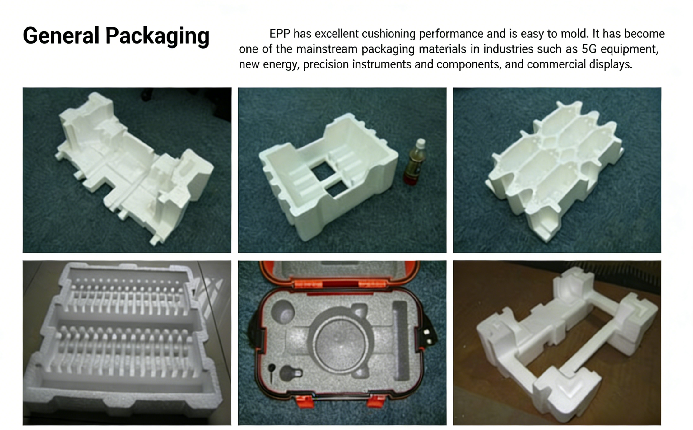 High-Quality Shockproof EPP Foam Eco-Friendly Material with Custom Cutting Service Perfect for Tool Packaging Solutions