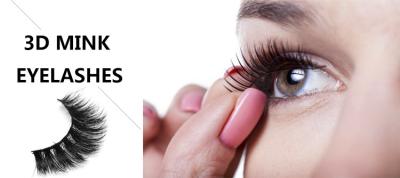 Waterproof Invisible Band Eyelashes , 8 - 15mm Length Silk False Eyelashes