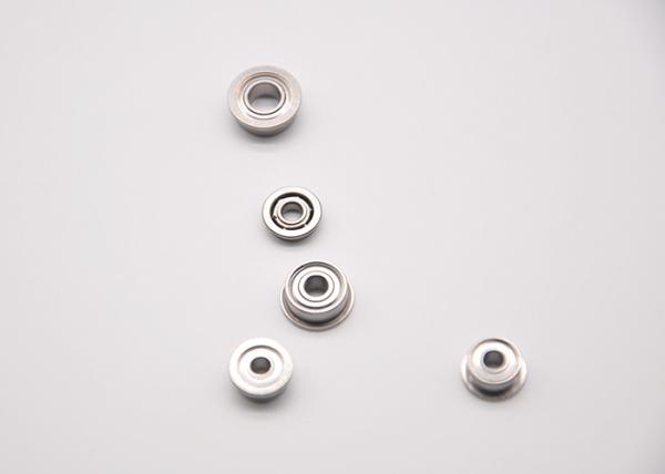 Miniature MF684ZZ Flanged Extended Bearings , Single Row Ball Bearing For RC Aircraft