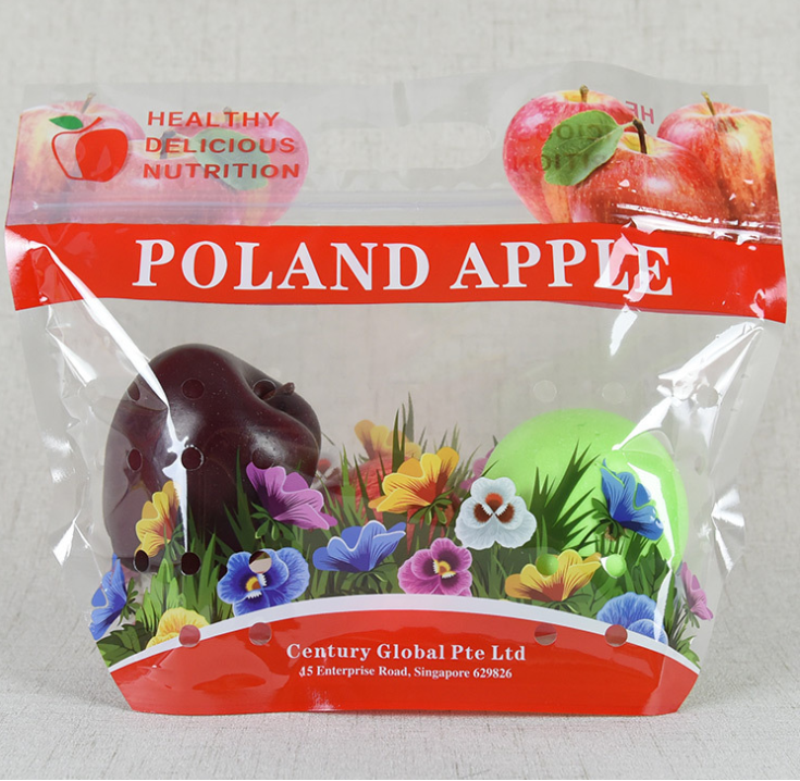 ЛЮБИМЕЦ CPP стоит вверх сумка упаковки еды свежих фруктов с отверстиями сброса молнии