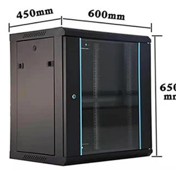 RAL7035 Colour 12u Network Rack with Toughened Glass Door Or Mesh Door 600*450*650mm