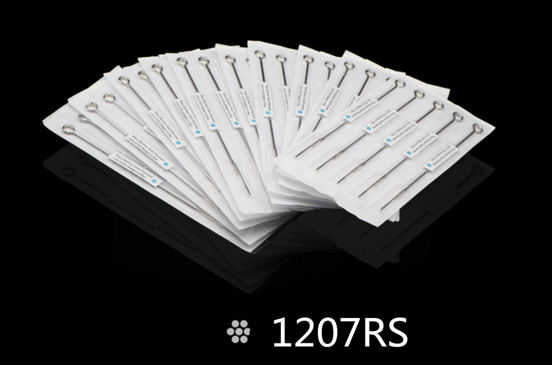 1207RS Standard Liner Shader 7F Flat 9RL Premium Tattoo needles Surgical Stainless Steel